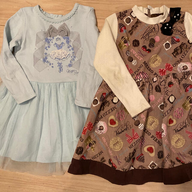 mezzo piano(メゾピアノ)のメゾピアノ　110 ワンピース キッズ/ベビー/マタニティのキッズ服女の子用(90cm~)(ワンピース)の商品写真