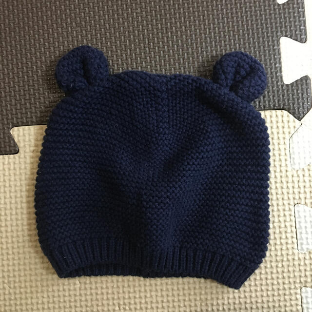 babyGAP(ベビーギャップ)のGAP baby ニットキャップ　ネイビー メンズの帽子(ニット帽/ビーニー)の商品写真