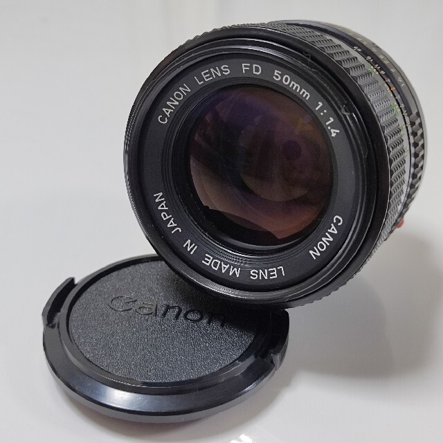 美品]CANON New FD 50mm F1.4 - レンズ(単焦点)