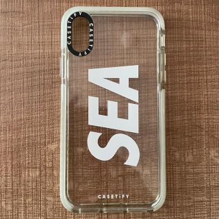 シー(SEA)のウィンダンシー iPhone x ケース wind and sea クリア(iPhoneケース)