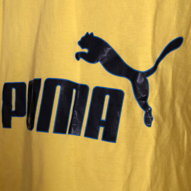 PUMA(プーマ)のPUMA 150 イエロー×ネイビー キッズ/ベビー/マタニティのキッズ服男の子用(90cm~)(Tシャツ/カットソー)の商品写真