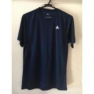 アディダス(adidas)のアディダス　スポーツシャツ　紺(その他)