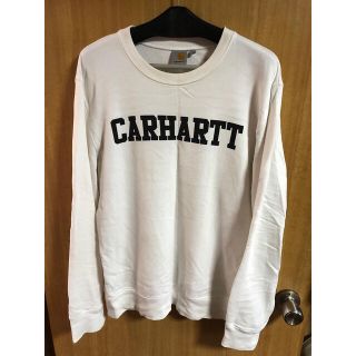 カーハート(carhartt)のカーハート  スウェット トレーナー　白　M Carhartt(スウェット)