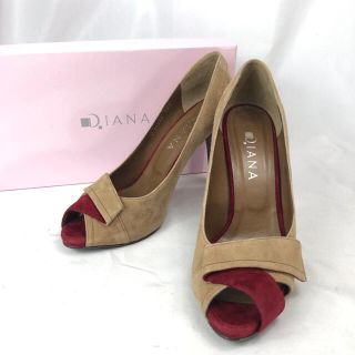 ダイアナ(DIANA)の専用【美品】DIANA ダイアナ スウェード オープントゥ ハイヒール パンプス(ハイヒール/パンプス)