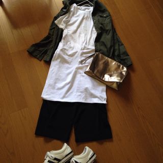 ムジルシリョウヒン(MUJI (無印良品))の無印良品Tシャツワンピース美品MUJI(ひざ丈ワンピース)