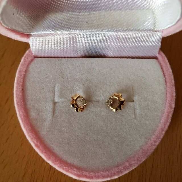 18Kダイヤピアス