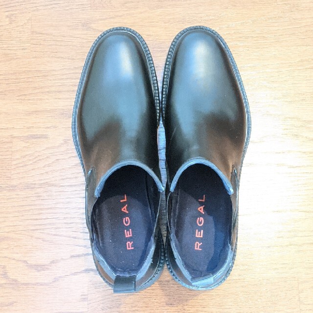 REGAL(リーガル)のREGAL　サイドゴアレインブーツ　ブラック メンズの靴/シューズ(長靴/レインシューズ)の商品写真