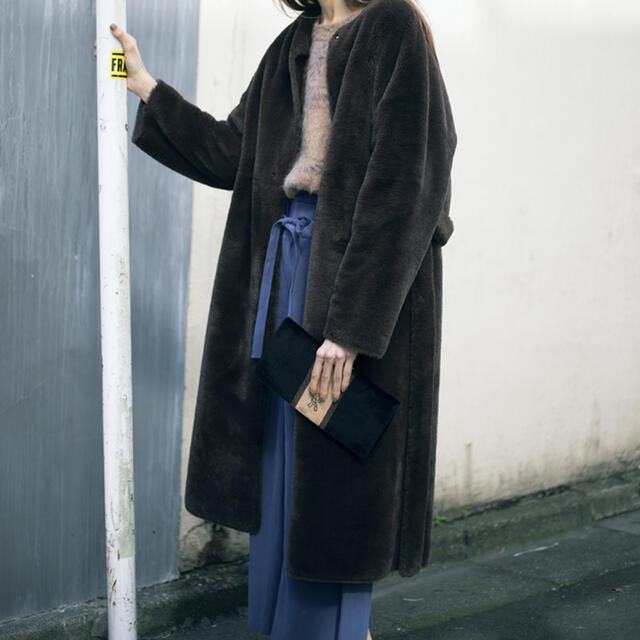 安いそれに目立つ Ameri cort long boa soft way ameri❤︎2 - VINTAGE ロングコート 安いそれに目立つ Ameri cort long boa soft way ameri❤︎2 - VINTAGE ロングコート