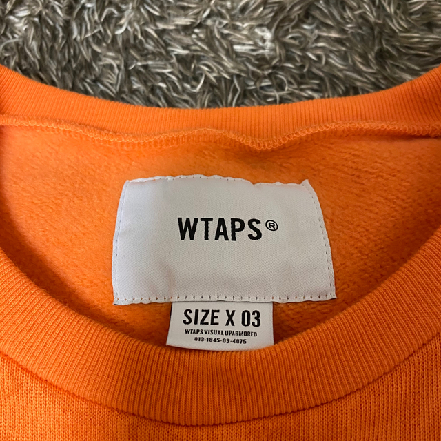 W)taps(ダブルタップス)のwtaps クルーネックトレーナー　オレンジ　XL メンズのトップス(スウェット)の商品写真