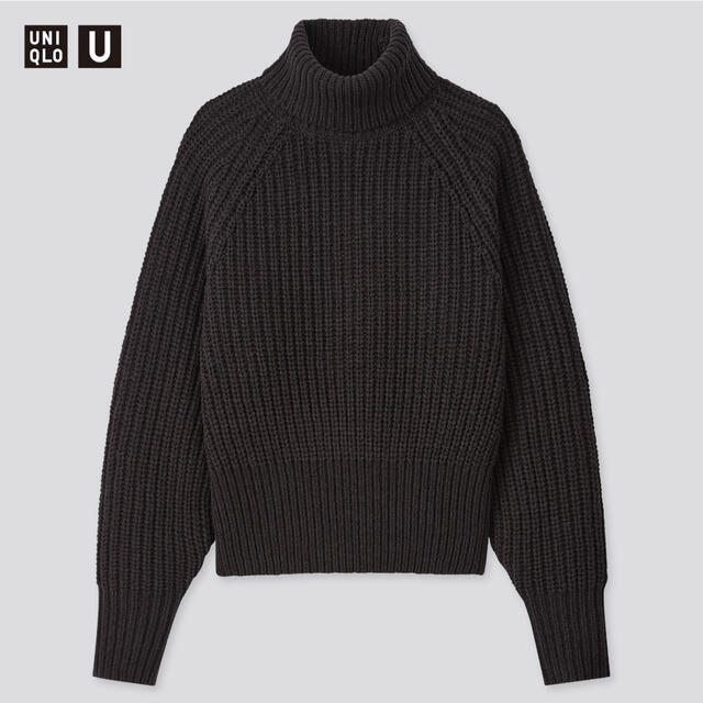 UNIQLO(ユニクロ)のUNIQLO U ローゲージタートルネックセーター レディースのトップス(ニット/セーター)の商品写真