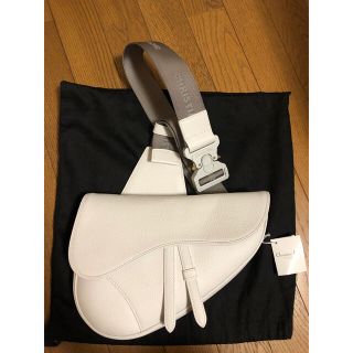 ディオールオム(DIOR HOMME)のDIOR サドルバッグ　ホワイト　専用(ショルダーバッグ)