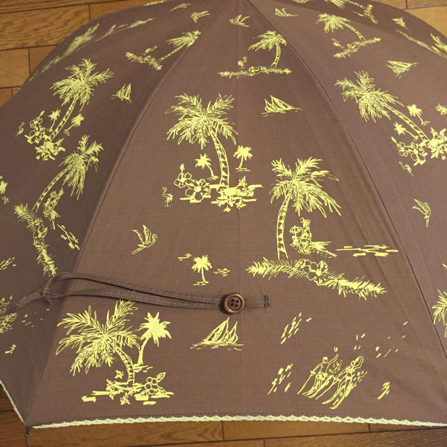 ScoLar(スカラー)のscolar 日傘 ブラウン×イエロー  レディースのファッション小物(傘)の商品写真