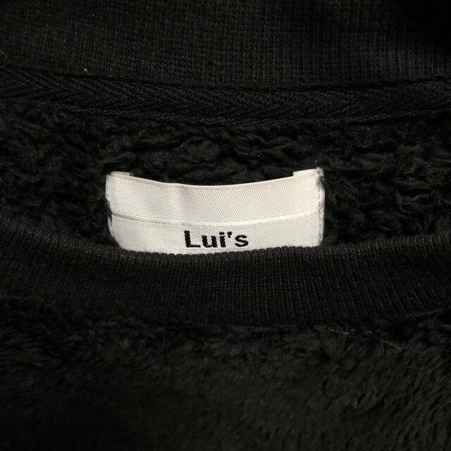 【新品未使用・半額以下】Lui's ルイス ボアスウェット ブラック Luis 3