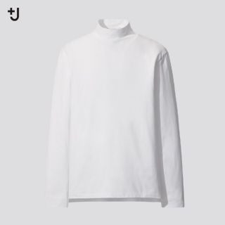 ユニクロ(UNIQLO)のUNIQLO ユニクロ プラスJ  ジルサンダー スーピマコットンモックネックT(Tシャツ/カットソー(七分/長袖))