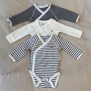 プチバトー(PETIT BATEAU)の【プチバトー】新生児肌着 ボディスーツ(1/13～値上げします）(肌着/下着)