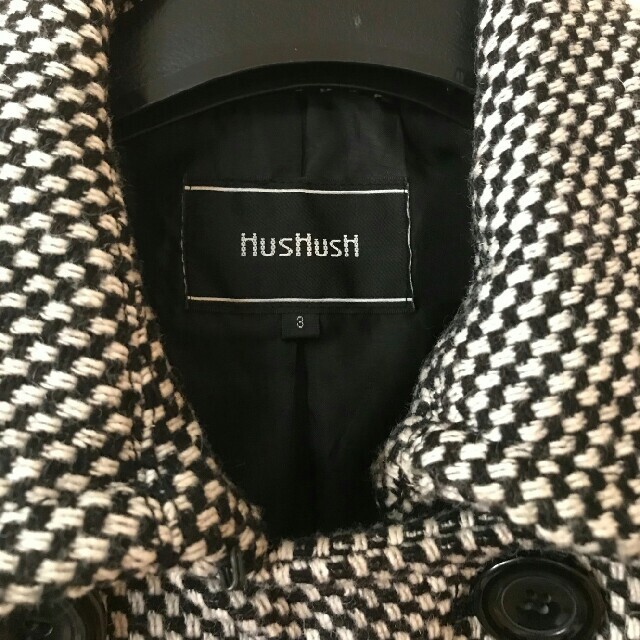 HusHush(ハッシュアッシュ)の美品　HusHushコート3号 レディースのジャケット/アウター(テーラードジャケット)の商品写真