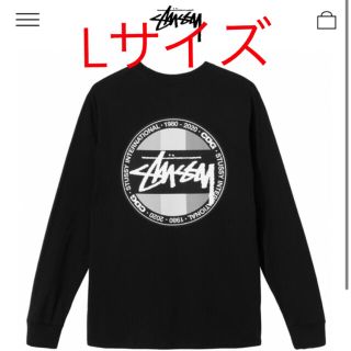 ステューシー(STUSSY)のSTUSSY / CDG DOT L/S TEE 黒L(Tシャツ/カットソー(七分/長袖))