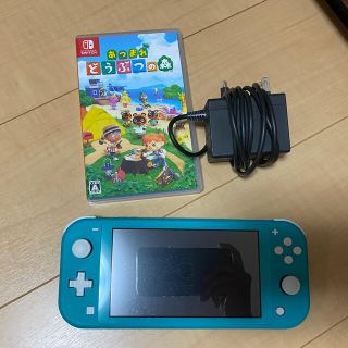 ニンテンドースイッチ(Nintendo Switch)のNintendo switch LITE あつまれどうぶつの森SET(その他)