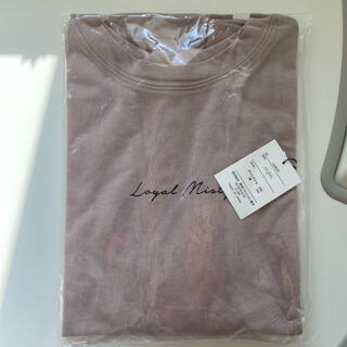グレイル(GRL)の新品未使用タグ付きGRLロングTシャツくすみピンク色(Tシャツ(長袖/七分))