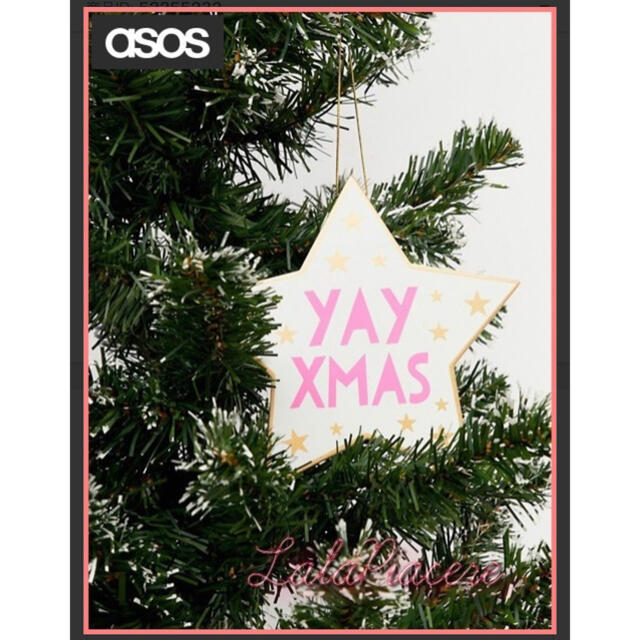 asos(エイソス)のXmas星型オーナメント インテリア/住まい/日用品のインテリア/住まい/日用品 その他(その他)の商品写真