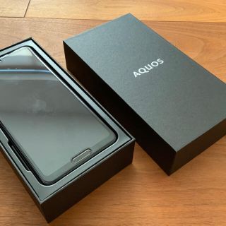 アクオス(AQUOS)のSHARP AQUOS R5G 楽天モバイル SIMフリー ブラックレイ5G(スマートフォン本体)