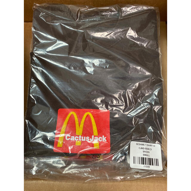Travis Scott × McDonald's セサミロゴTシャツ ［XL］