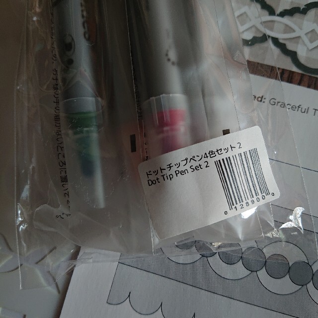 【おまつ様専用】ｸﾘｴｲﾃｨﾌﾞﾒﾓﾘｰｽﾞ ドットチップペン4色セット2 ハンドメイドの素材/材料(その他)の商品写真