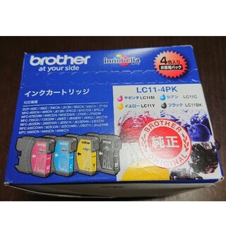 ブラザー(brother)のブラザー 新品 インクカートリッジ LC11ー4PK ４色インク 純正(PC周辺機器)