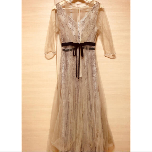 FRAY I.D(フレイアイディー)のフレアアイディー　チュールレースドレス レディースのフォーマル/ドレス(ロングドレス)の商品写真