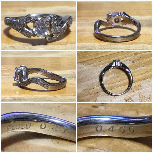 優しいピンク❗️エレガント‼️ピンクダイヤモンドリング✨約12号✨指輪 レディースのアクセサリー(リング(指輪))の商品写真
