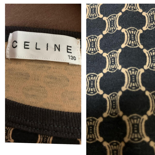 celine(セリーヌ)の最終値下げ 今週で終了 美品 CELINE ロンティ トップス キッズ 130 キッズ/ベビー/マタニティのキッズ服女の子用(90cm~)(Tシャツ/カットソー)の商品写真