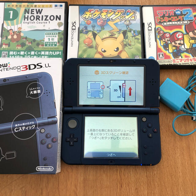 Nintendo 3DS NEW ニンテンドー 本体 LL メタリックブルーエンタメホビー