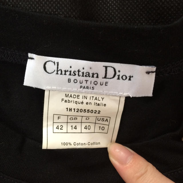 Christian Dior(クリスチャンディオール)のCD  Ｔシャツ レディースのトップス(Tシャツ(半袖/袖なし))の商品写真