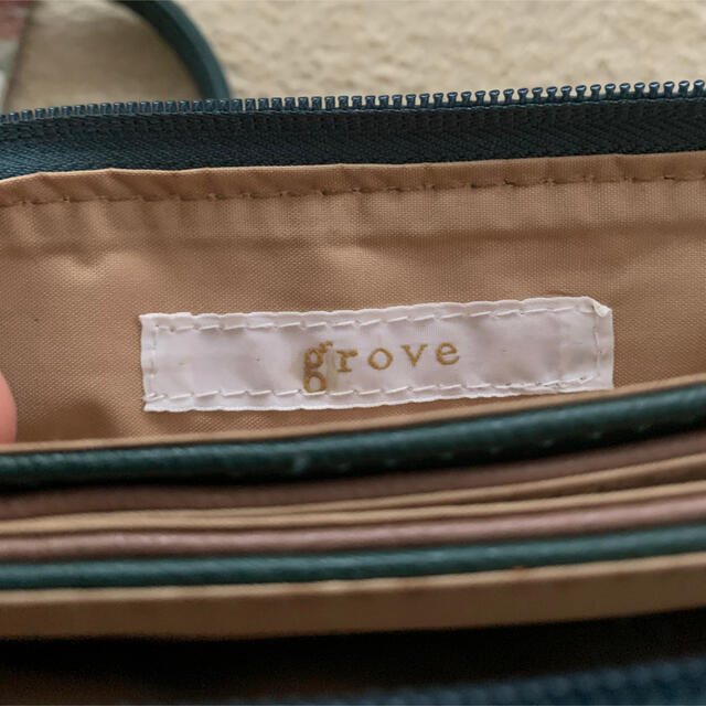 grove(グローブ)のgroveグリーンカラー　ショルダーバッグ レディースのバッグ(ショルダーバッグ)の商品写真