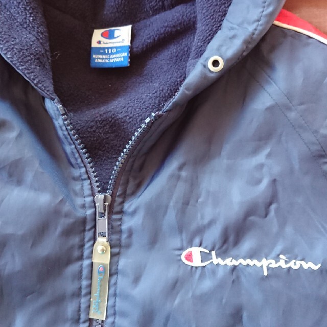 Champion(チャンピオン)のChampion チャンピオンワンポイント ジップアップナイロンジャケット  キッズ/ベビー/マタニティのキッズ服男の子用(90cm~)(ジャケット/上着)の商品写真