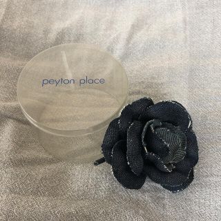 ペイトンプレイス(Peyton Place)のペイトンプレイス　コサージュ　デニム(ブローチ/コサージュ)