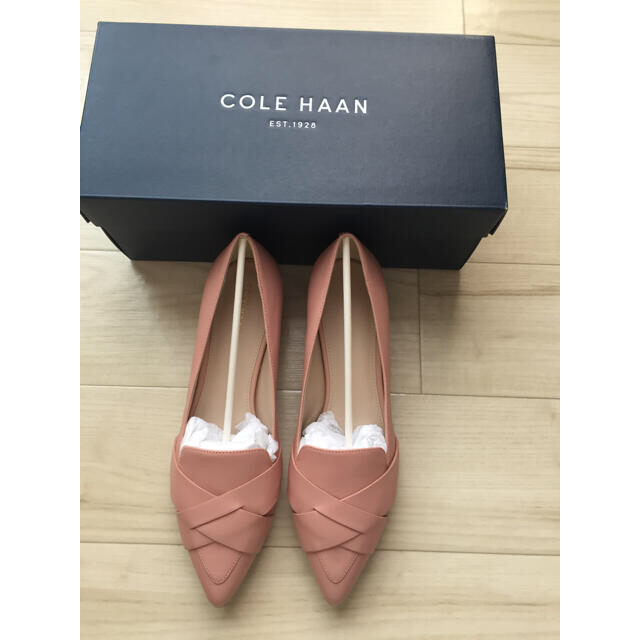 Cole Haan(コールハーン)のコールハーン 革靴 ローヒール ピンク 24.5㎝ サイズ7.5 レディースの靴/シューズ(ローファー/革靴)の商品写真