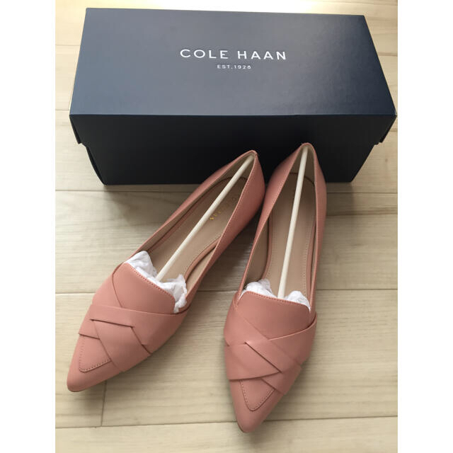 Cole Haan(コールハーン)のコールハーン 革靴 ローヒール ピンク 24.5㎝ サイズ7.5 レディースの靴/シューズ(ローファー/革靴)の商品写真