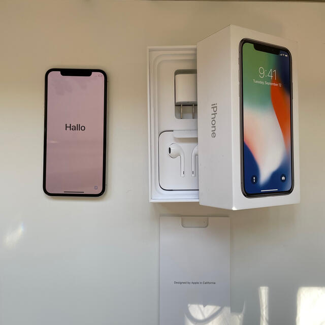 SIMフリー iPhoneX 256GB シルバー 上美品