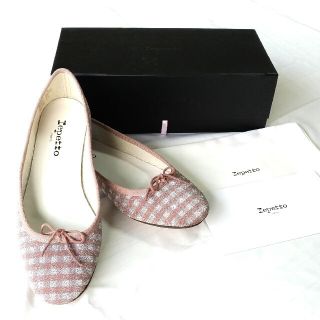 レペット ギンガムチェック バレエシューズ repetto