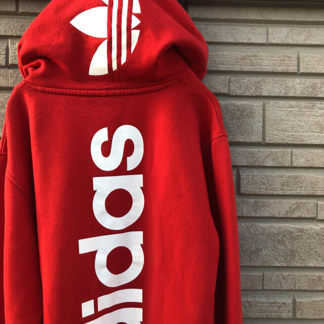 激レア 海外限定 adidas originals ビッグロゴ パーカー