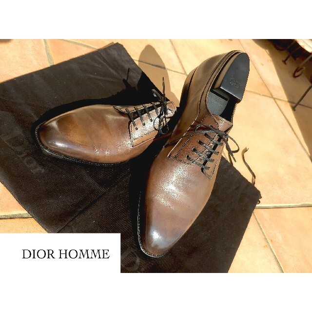 DIOR HOMME(ディオールオム)の【定価14万】Dior Homme ディオール  ダービーシューズ 26.5cm メンズの靴/シューズ(ドレス/ビジネス)の商品写真