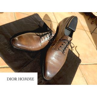 ディオールオム(DIOR HOMME)の【定価14万】Dior Homme ディオール  ダービーシューズ 26.5cm(ドレス/ビジネス)