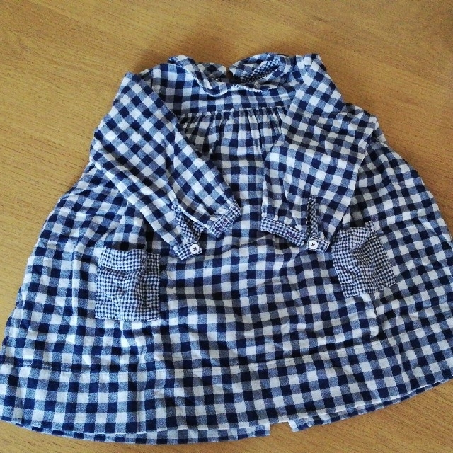 PETIT BATEAU(プチバトー)のアヤコ様専用　プチバトー　ワンピース18m/81cm キッズ/ベビー/マタニティのベビー服(~85cm)(ワンピース)の商品写真