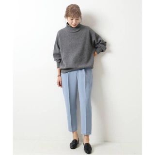 スピックアンドスパン(Spick & Span)のみな様専用　今季新品♡Spick and Span ダブルクロステーパードパンツ(クロップドパンツ)