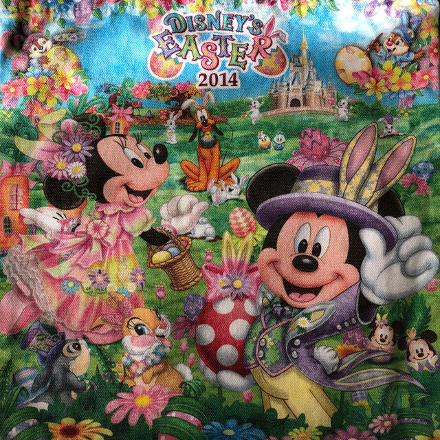 Disney(ディズニー)のTDL巾着　ディズニーイースター2014 エンタメ/ホビーのおもちゃ/ぬいぐるみ(キャラクターグッズ)の商品写真