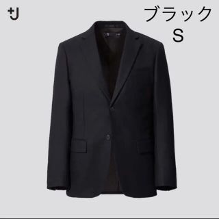 ユニクロ(UNIQLO)の新品 タグ付き ユニクロ＋J ウールテーラードジャケット S ブラック(テーラードジャケット)