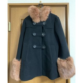 リッチ(rich)のrich  FOXファー　ダッフルコート　美品(ダッフルコート)