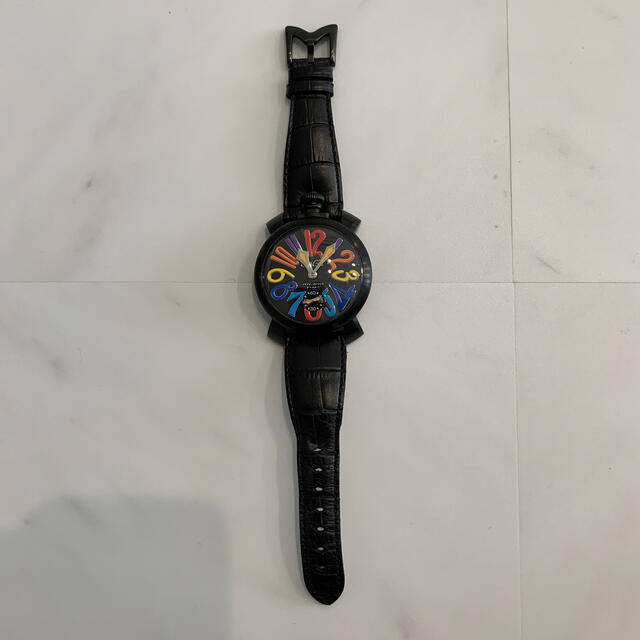GaGa MILANO ガガミラノ 腕時計 Watch 黒 ブラック 流行のアイテム