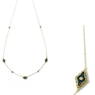 agete CLASSIC】ダイヤモンド・七宝・K14ネックレス | www.jarussi.com.br